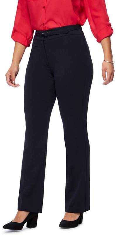 The Collection Petite - Navy Straight Leg Petite Suit Trousers