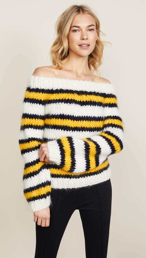 The Striped Julliard Mohair Sweater