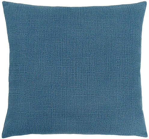 Blue Square Throw Pillow
