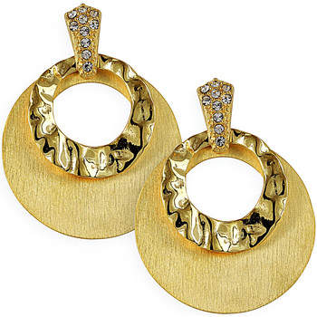 Fashionvictime Ohrringe Ohrringe Damen - Silber Vergoldet Modeschmuck - Zirkonia