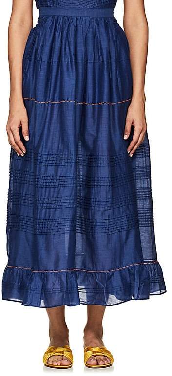 Women's Sissi Cotton-Silk Full Skirt