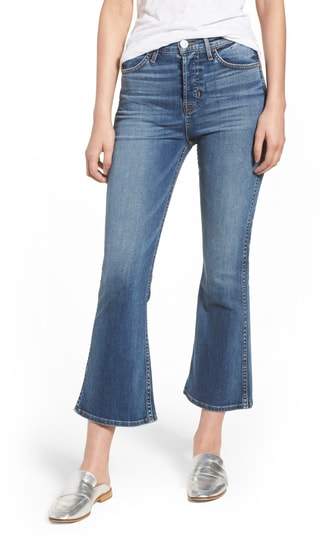 Holly High Waist Crop Flare Jeans