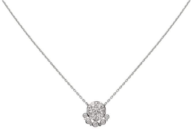 White Gold and Diamond Étincelle de Necklace