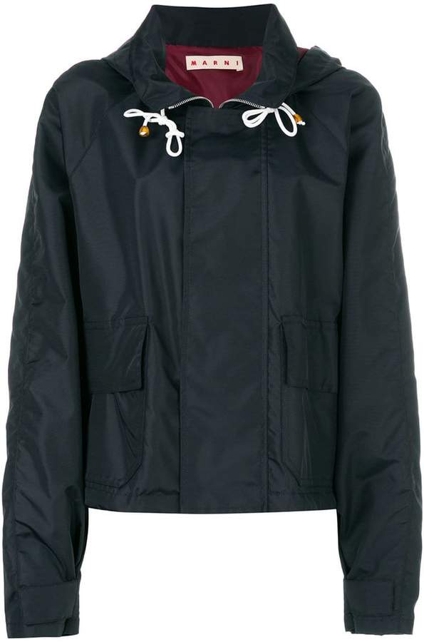 concealed front zip jacket