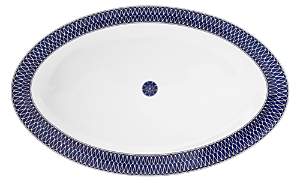 Royal Limoges Blue Star Large Oval Platter