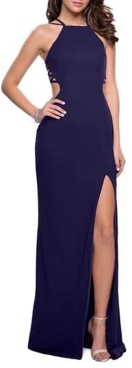 Open Back Jersey Gown