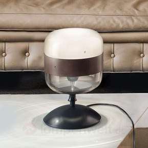 Designer-Tischlampe Futura aus Glas, 29 cm