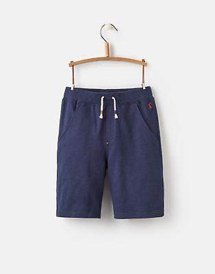 124701 Boys Jersey Shorts with Button Down Fastening in Marine