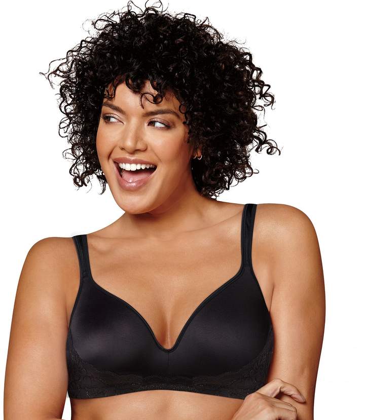 Women's Full Figure Beautiful Wire-Free Bra US0002