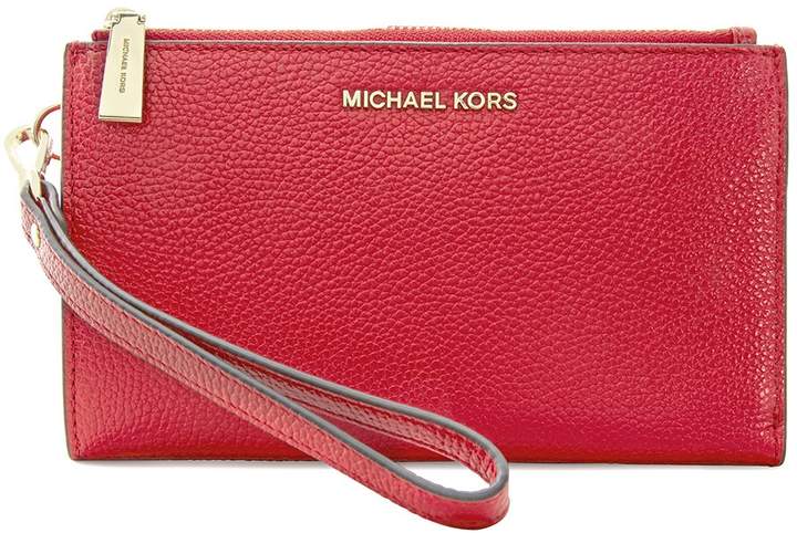 Michael Kors Adele Double Zip Wristlet - Bright Red - ONE COLOR - STYLE