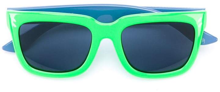 contrast square sunglasses