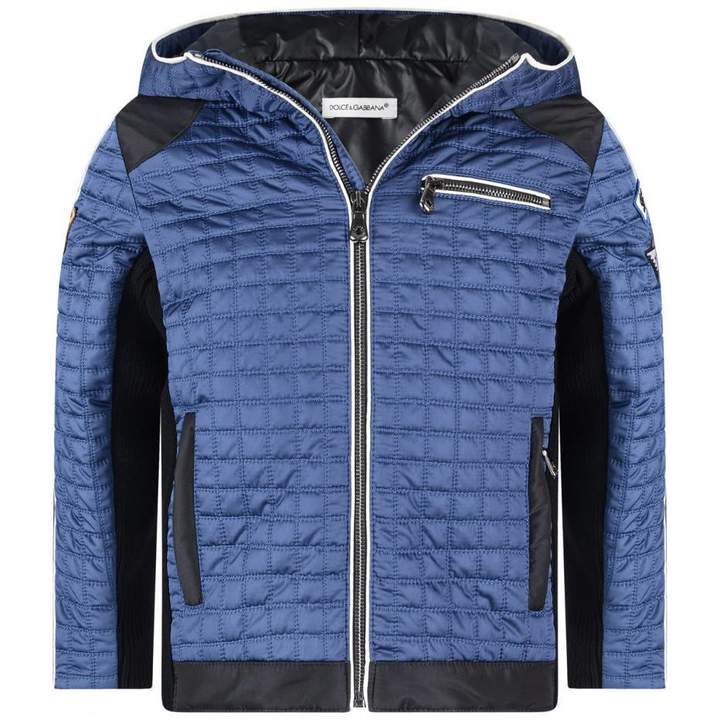 Dolce & GabbanaBoys Blue Racing Jacket