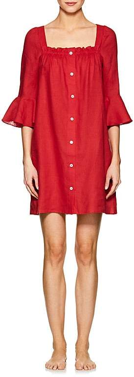 SLEEPER Women's Jane Linen Minidress