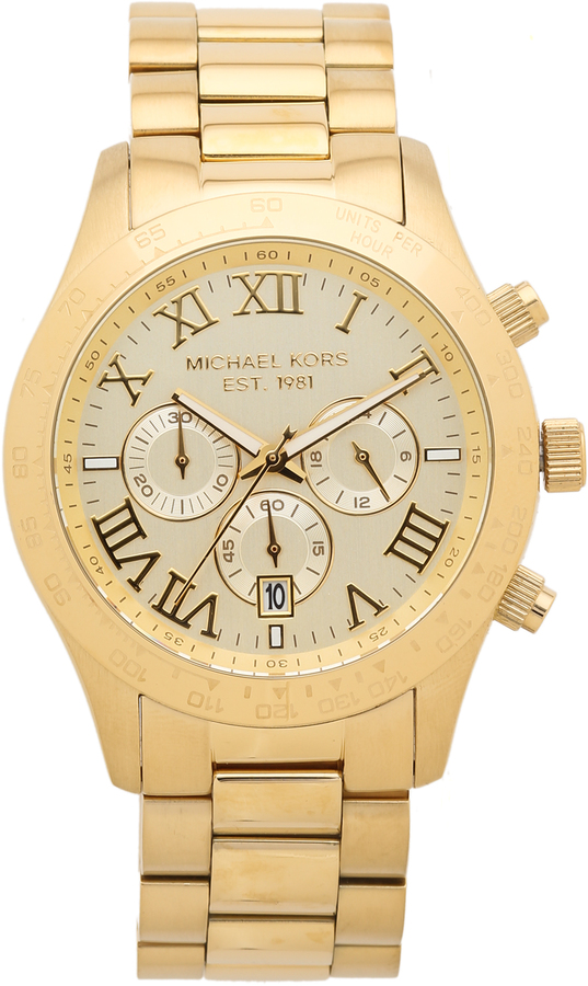 Michael Kors Layton Chronograph Watch - ShopStyle