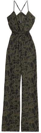 Printed Crepe Jumpsuit