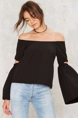 Factory Slits Well With You Off-the-Shoulder Top