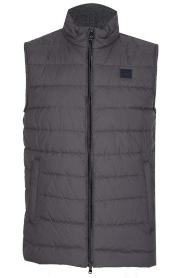 Paul&SharkSharkFitLightweightDownGiletGrey