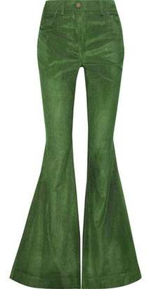 Rosie Assoulin Cotton-blend Corduroy Flared Pants