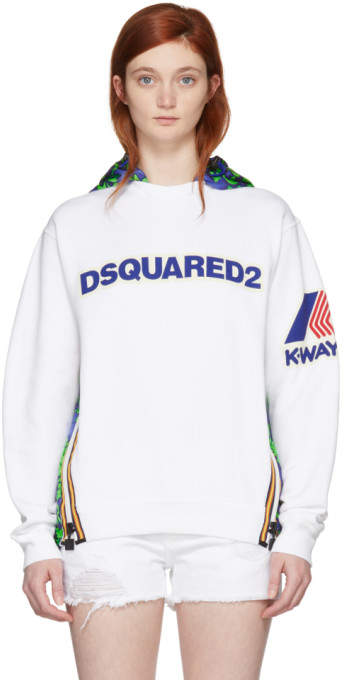 White K-Way Edition Cool Fit Hoodie