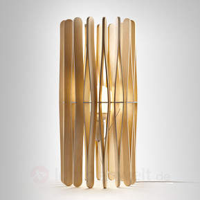 Designer-Tischleuchte Stick aus Holz