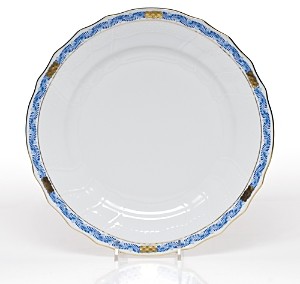 Chinese Bouquet Dinner Plate, Garland Blue