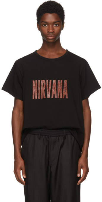 Black nirvana T-shirt