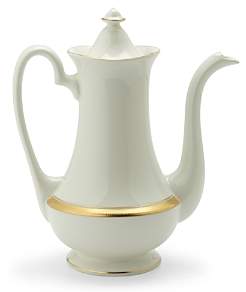 Palace White Beverage Server & Cover