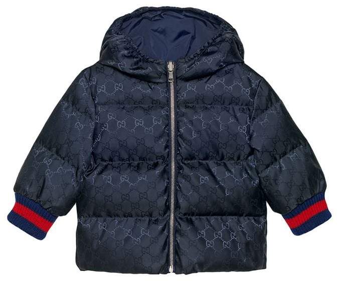 Gucci Kids Baby reversible GG jacquard jacket
