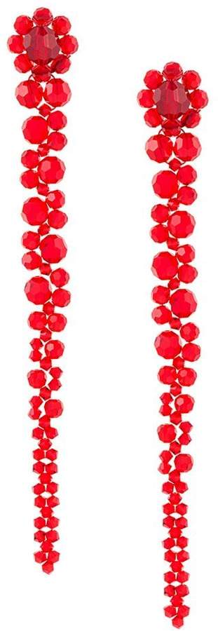 Hängeohrringe mit Kristallen