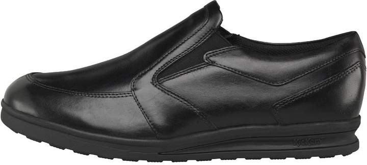 Youth Troiko Slip On Leather Shoes Black