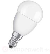 E14 6W 827 LED-Tropfenlampe Superstar, matt, dimmb
