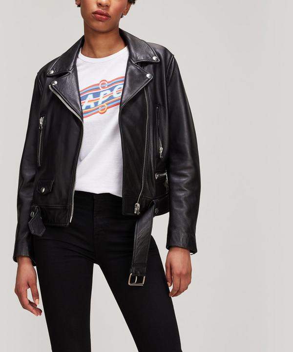 Mock Leather Jacket