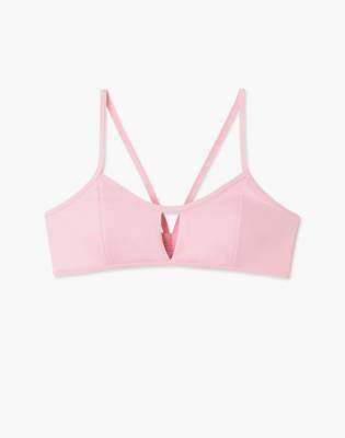 Summersalt High Dive Bikini Top in Pink