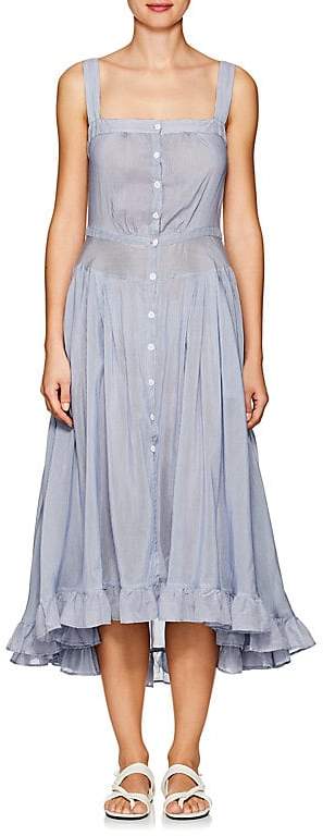 Women's Rossana Striped Cotton-Silk Dress