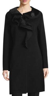Victoria Ruffled Collar Coat