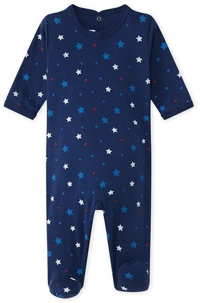 Baby Boys 1-Piece Pajama With Stars