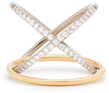 CHARLOTTE CHESNAIS FINE JEWELLERY XO diamond & gold ring