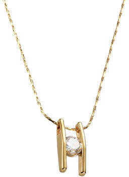 Fashionvictime Kettenanhänger Anhänger Damen - Vergoldet Modeschmuck - Zirkonia