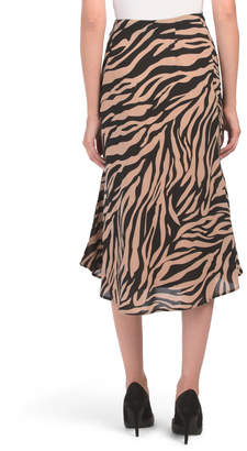 Juniors Tiger Print Skirt