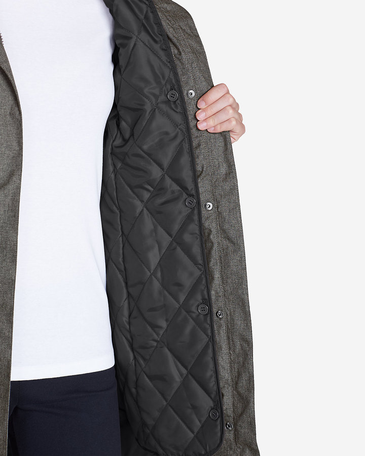 Eddie Bauer Women's Girl On The Go Insulated Trench Coat ShopStyle