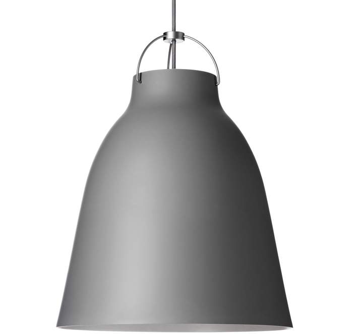 Caravaggio P3 Pendelleuchte matt, dunkelGrau