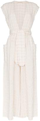Mara Hoffman cotton Whitney wide leg jumpsuit