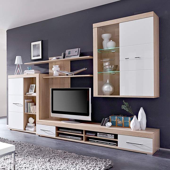 loftscape EEK A+, Wohnwand Tocha (4-teilig)