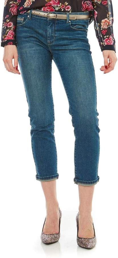 Jeans mit geradem Schnitt - jeansblau