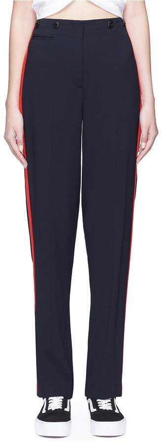 'Dagger' stripe outseam suiting pants