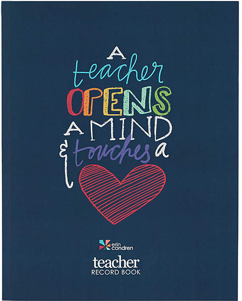 'Touches a Heart' Teacher Record Book