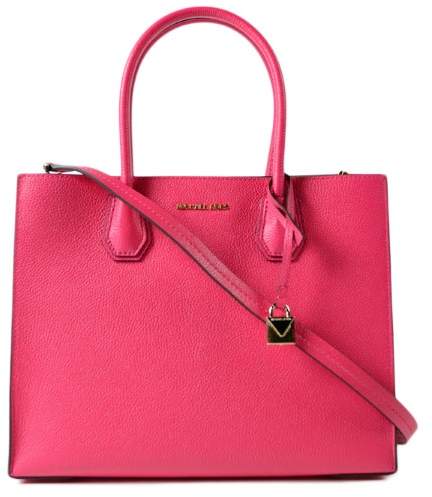 Michael Kors Mercer Large Leather Tote - Ultra Pink - 30F6GM9T3L-564 - PINK - STYLE