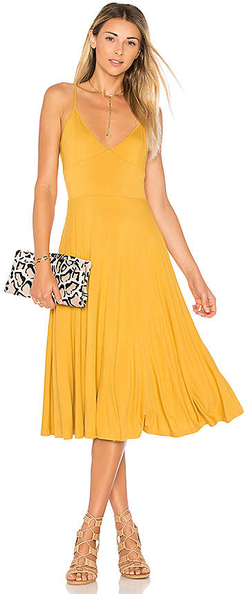 1960 x REVOLVE Freya Dress in Mustard