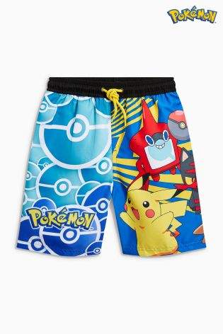 Boys Multi Pokémon Swim Shorts (3-12yrs) - Blue