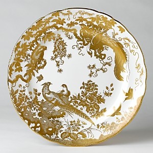 Royal Crown Derby Gold Aves Dinner Plate, 10